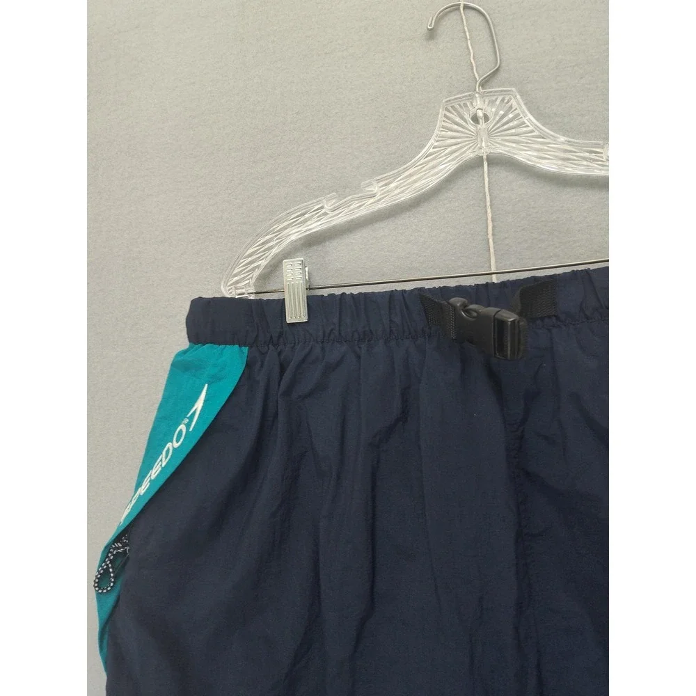 Speedo Swim‎ Shorts Mens 2XL Quick Dry Trunks Mesh Lined Pockets Drawstring